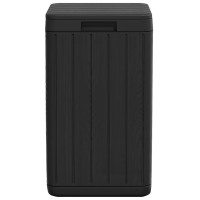 Produktbild för Soptunna för utomhusbruk antracit 38x38x65 cm PP