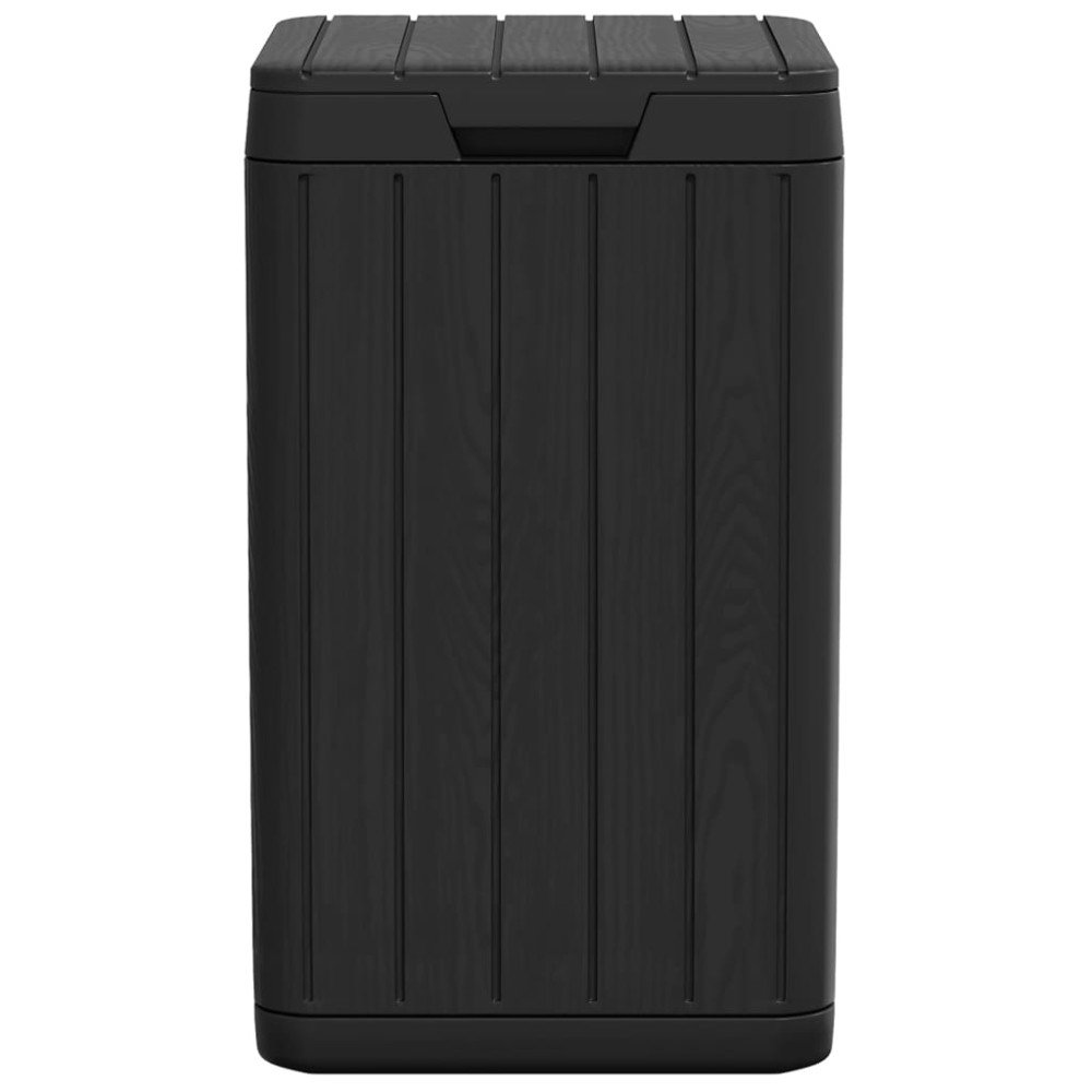 Produktbild för Soptunna för utomhusbruk antracit 38x38x65 cm PP