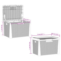 Produktbild för Dynbox antracit 125 L PP