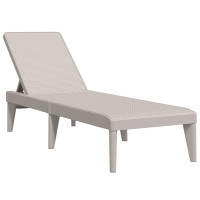 Produktbild för Solsäng cappuccino 186x60x29 cm PP