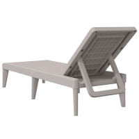 Produktbild för Solsäng cappuccino 186x60x29 cm PP
