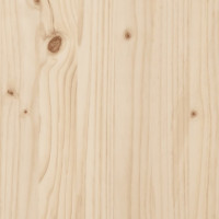 Produktbild för Sängram med huvudgavel 100x200 cm massivt trä