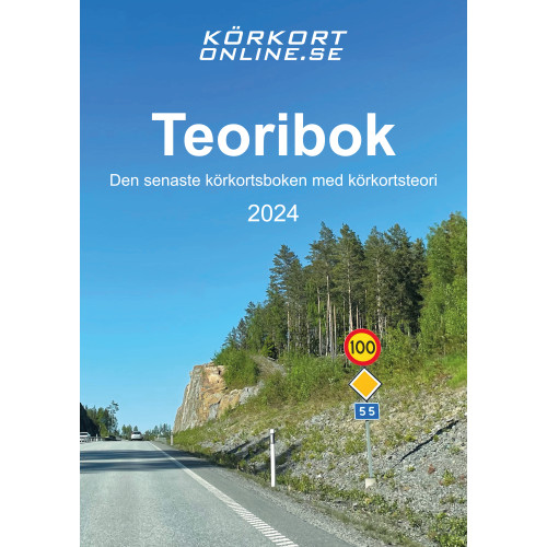Hagberg Media AB Teoribok : den senaste körkortsboken 2024 med körkortsteori (häftad)