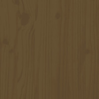 Produktbild för Sandlåda med säten honungsbrun oktagon massiv furu