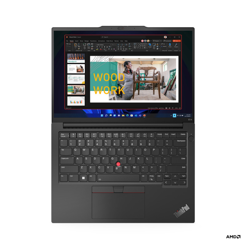 Produktbild för Lenovo ThinkPad E14 Bärbar dator 35,6 cm (14") WUXGA AMD Ryzen™ 5 PRO 7530U 16 GB DDR4-SDRAM 256 GB SSD Wi-Fi 6 (802.11ax) Windows 11 Pro Svart