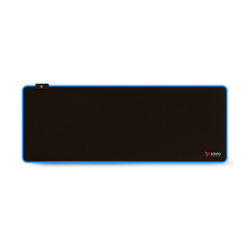 Produktbild för Savio LED EDITION Turbo Dynamic XL 900x400 RGB Pro Gaming Mousepad'900mm x 400mm Spelmusmatta Svart