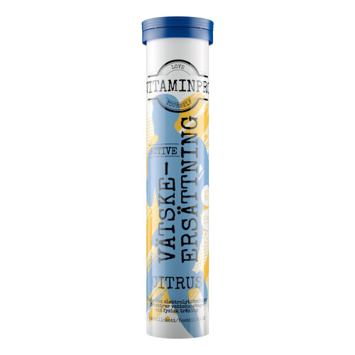 VitaminPro Brustablett Vätskeersättning Active Citrus 20st