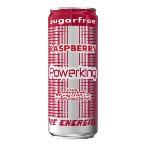 POWERKING Powerking Raspberry Sockerfri 25 cl