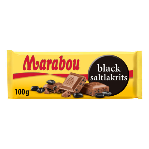 Marabou MAR BLACK SALTLAKRITS100G