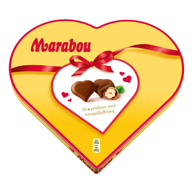 Produktbild för Chokladhjärtan 165G