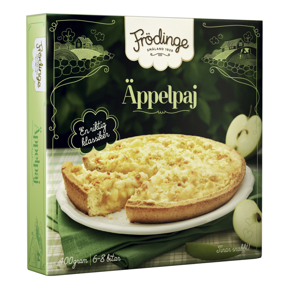 Produktbild för FRÖ PAJ 400G ÄPPEL