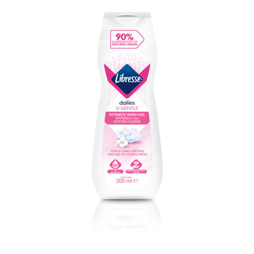 Libresse Libresse Intimtvätt Waterlily & Cotton Flower 200ml
