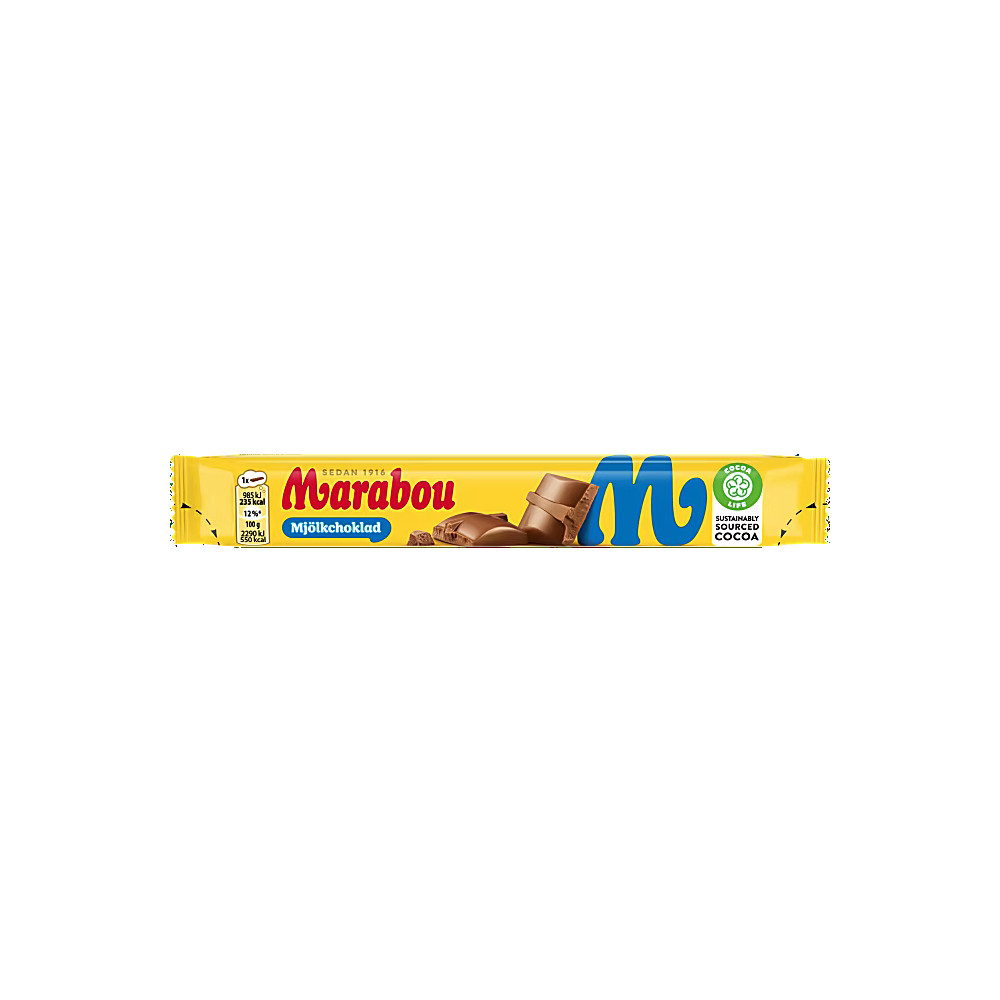 Produktbild för Mjölkchoklad Bar Marabou 43g