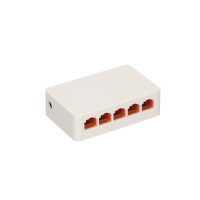 Miniatyr av produktbild för Extralink EX.13100 nätverksswitchar Ohanterad L2 Fast Ethernet (10/100) Vit