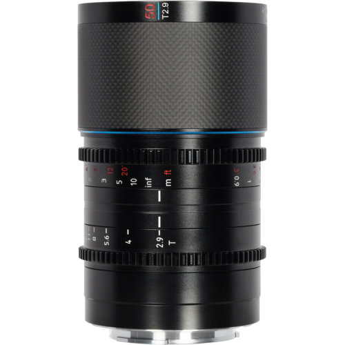 SIRUI Sirui Anamorphic Lens Saturn 50mm T2.9 1.6x Carbon Fiber Full Frame E-Mount (Neutral Flare)