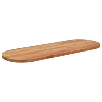 Produktbild för Bordsskiva 110x40x3,8 cm oval massivt akaciaträ