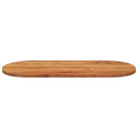 Produktbild för Bordsskiva 110x50x3,8 cm oval massivt akaciaträ