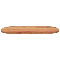 Produktbild för Bordsskiva 100x40x2,5 cm oval massivt akaciaträ