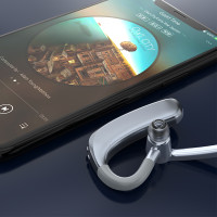 Miniatyr av produktbild för DUDAO U4XS hörlur och headset Trådlös Öronkrok Samtal/musik Bluetooth Grå