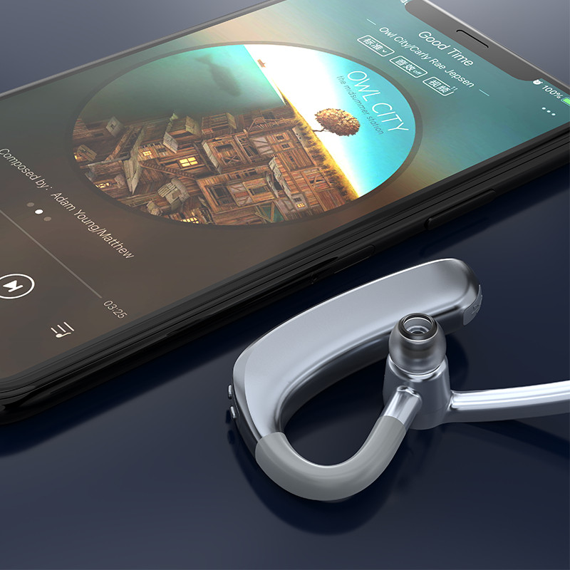 Produktbild för DUDAO U4XS hörlur och headset Trådlös Öronkrok Samtal/musik Bluetooth Grå