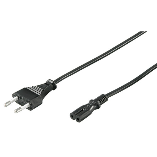 Microconnect Microconnect PE030718 strömkablar Svart 1,8 m CEE7/16 C7 coupler