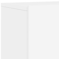 Produktbild för Väggmonterad tv-bänk 2 st vit 60x30x41 cm