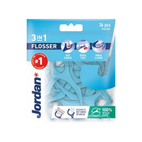 Jordan Tandtråd JORDAN 3-in-1 Flosser 36/fp