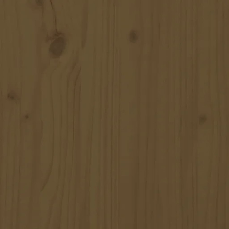 Produktbild för Sandlåda med säten honungsbrun fyrkantig massiv furu