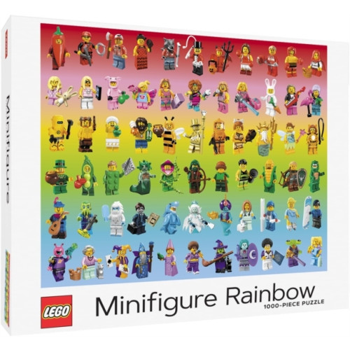 LEGO LEGO Minifigure Rainbow 1000Piece Puzzle