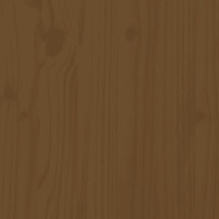 Produktbild för Mittensoffa honungsbrun 120x80 cm massiv furu