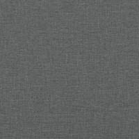 Produktbild för Fåtölj med fotpall mörkgrå 60 cm tyg