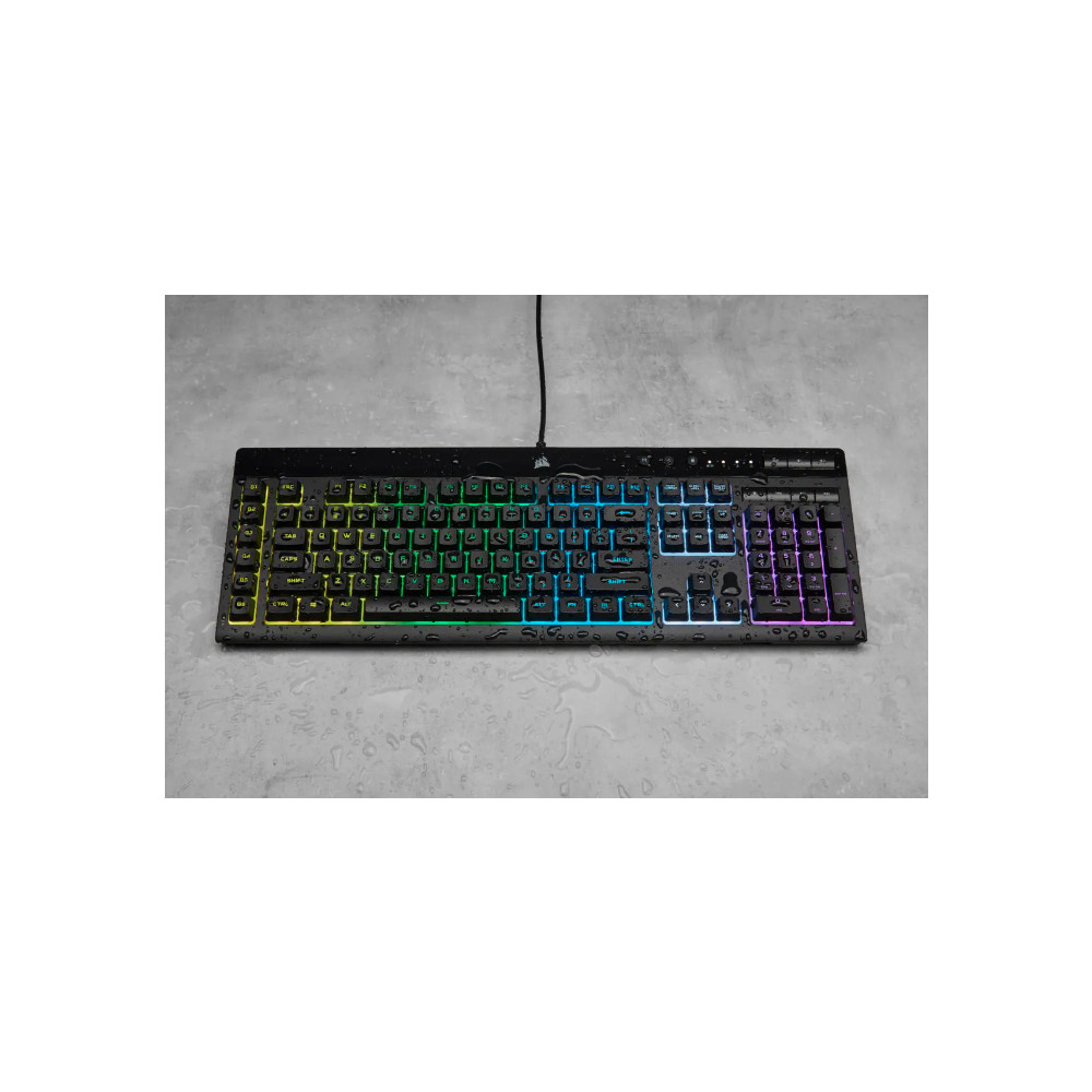 Produktbild för Corsair K55 RGB PRO tangentbord USB QWERTY Nordic Svart