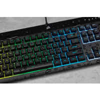 Produktbild för Corsair K55 RGB PRO tangentbord USB QWERTY Nordic Svart