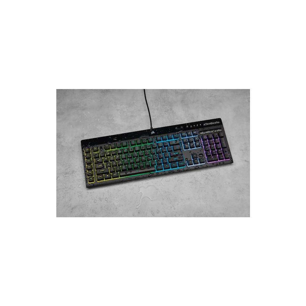 Produktbild för Corsair K55 RGB PRO tangentbord USB QWERTY Nordic Svart