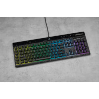 Produktbild för Corsair K55 RGB PRO tangentbord USB QWERTY Nordic Svart