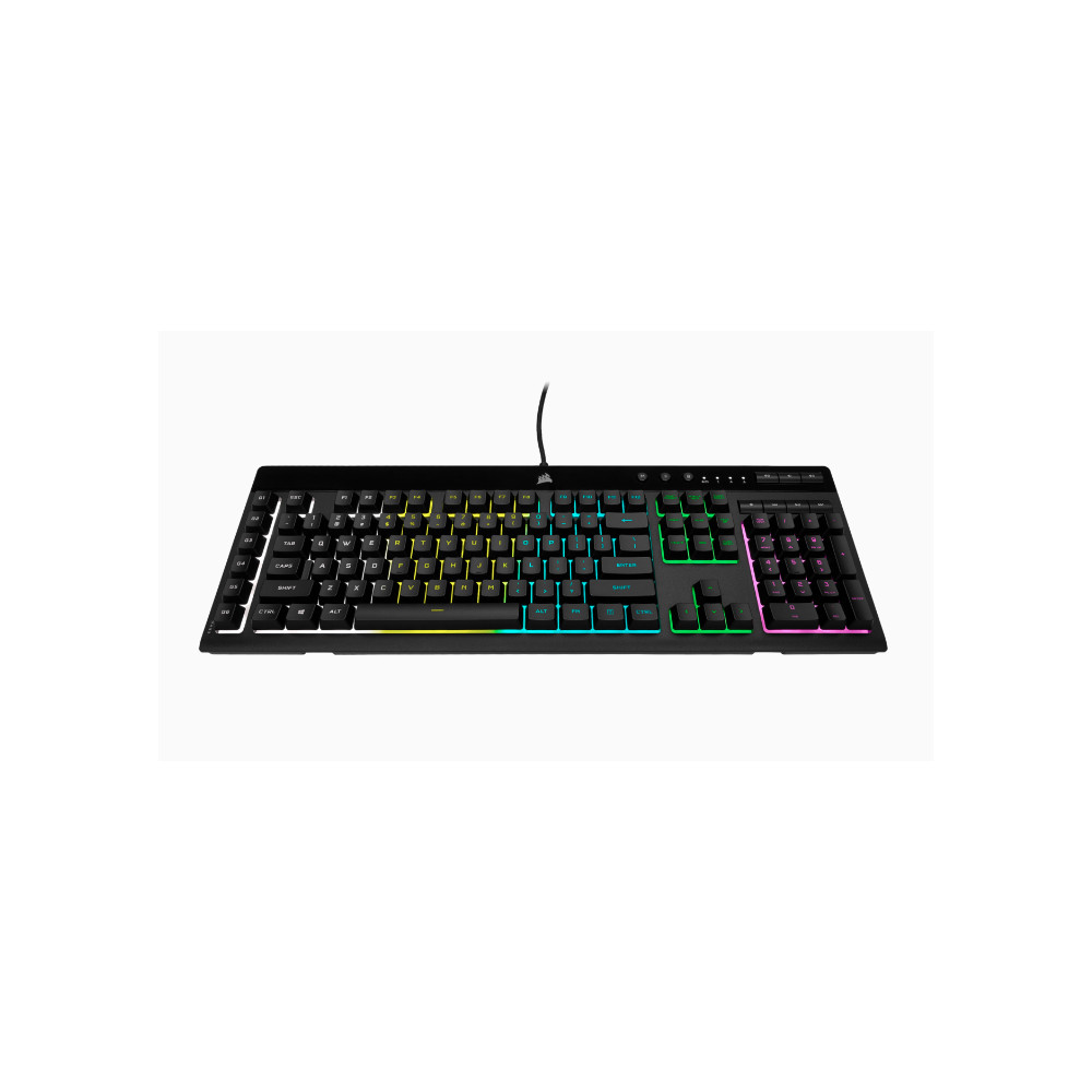 Produktbild för Corsair K55 RGB PRO tangentbord USB QWERTY Nordic Svart