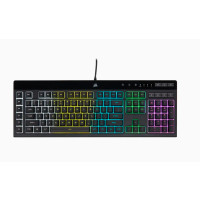 Produktbild för Corsair K55 RGB PRO tangentbord USB QWERTY Nordic Svart