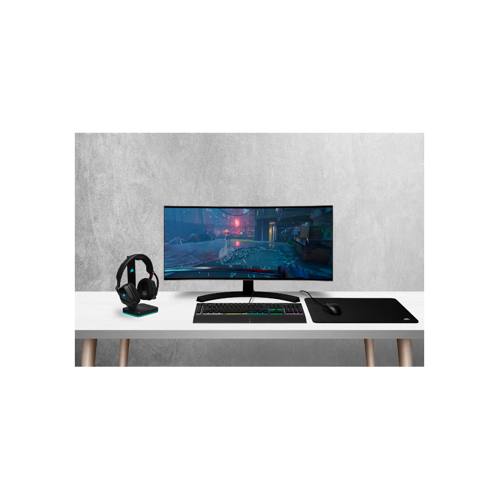 Produktbild för Corsair K55 RGB PRO tangentbord USB QWERTY Nordic Svart