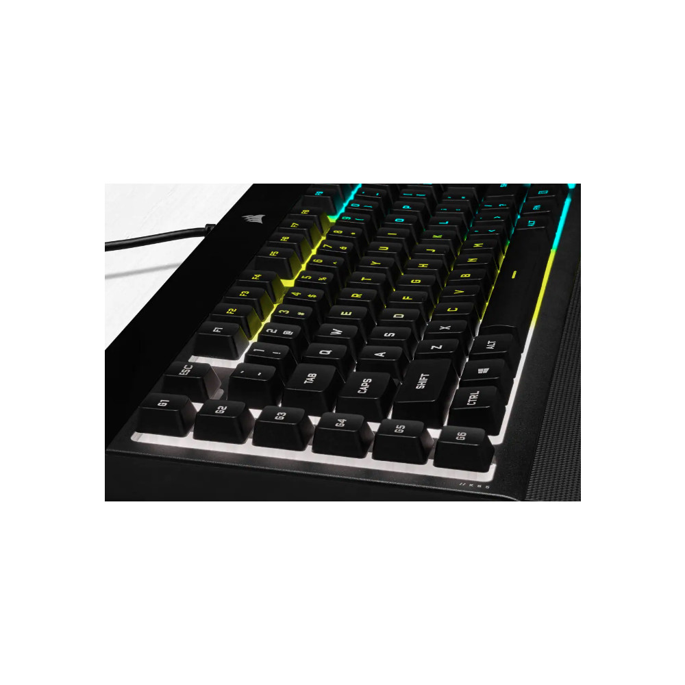 Produktbild för Corsair K55 RGB PRO tangentbord USB QWERTY Nordic Svart