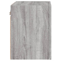 Produktbild för Väggmonterad tv-skåp grå sonoma 40,5x30x40 cm konstruerat trä