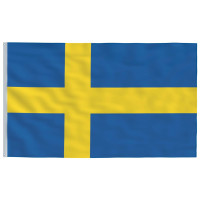 Produktbild för Sveriges flagga 90x150 cm