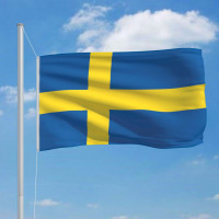 Produktbild för Sveriges flagga 90x150 cm