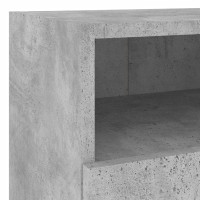 Produktbild för Väggmonterad tv-skåp betonggrå 40x30x30 cm konstruerat trä