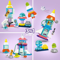 Miniatyr av produktbild för LEGO DUPLO 3in1 Äventyr med rymdfärja Leksak 10422