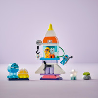 Miniatyr av produktbild för LEGO DUPLO 3in1 Äventyr med rymdfärja Leksak 10422