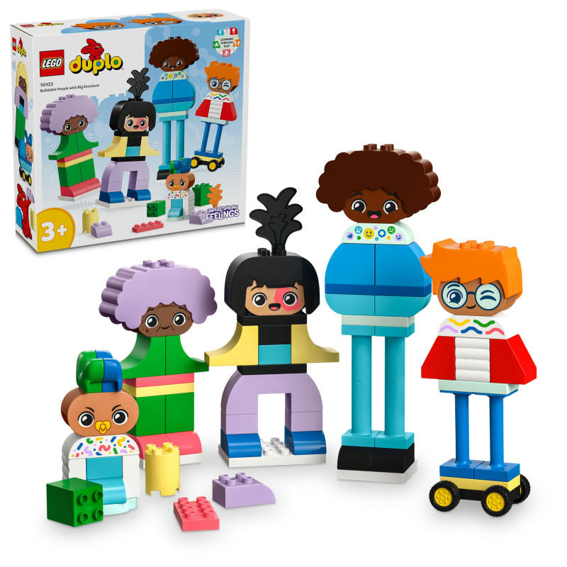 Produktbild för LEGO DUPLO Town Byggbara människor med stora känslor 10423