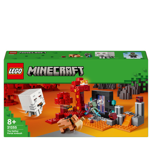 LEGO LEGO Minecraft Attack vid Nether-portalen 21255