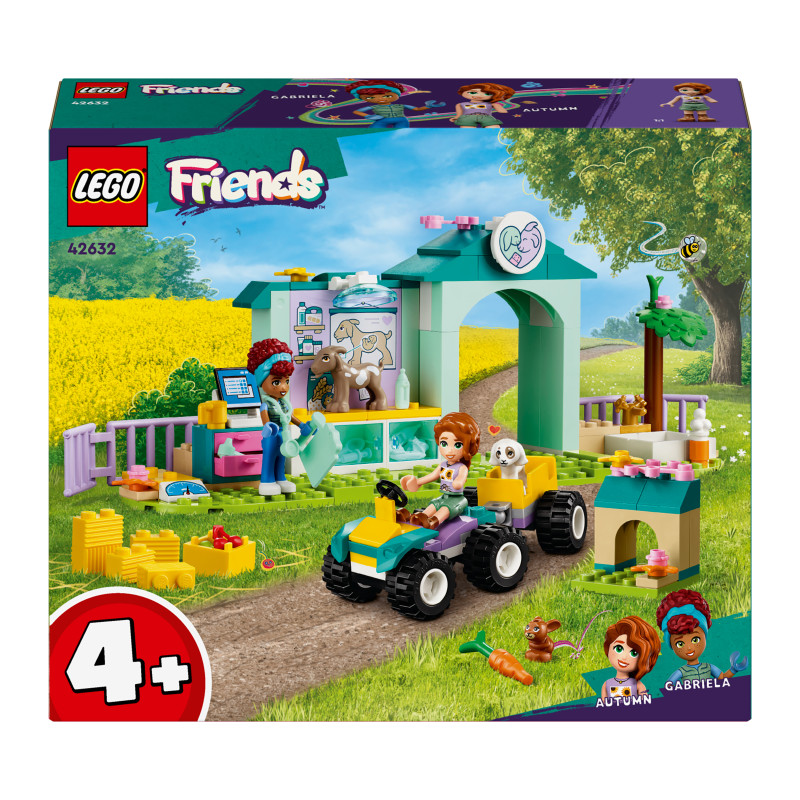 Produktbild för LEGO Friends Bondgårdsdjurens veterinärklinik Leksak 42632