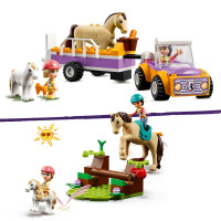 Miniatyr av produktbild för LEGO Friends Häst- och ponnysläp Leksak 42634