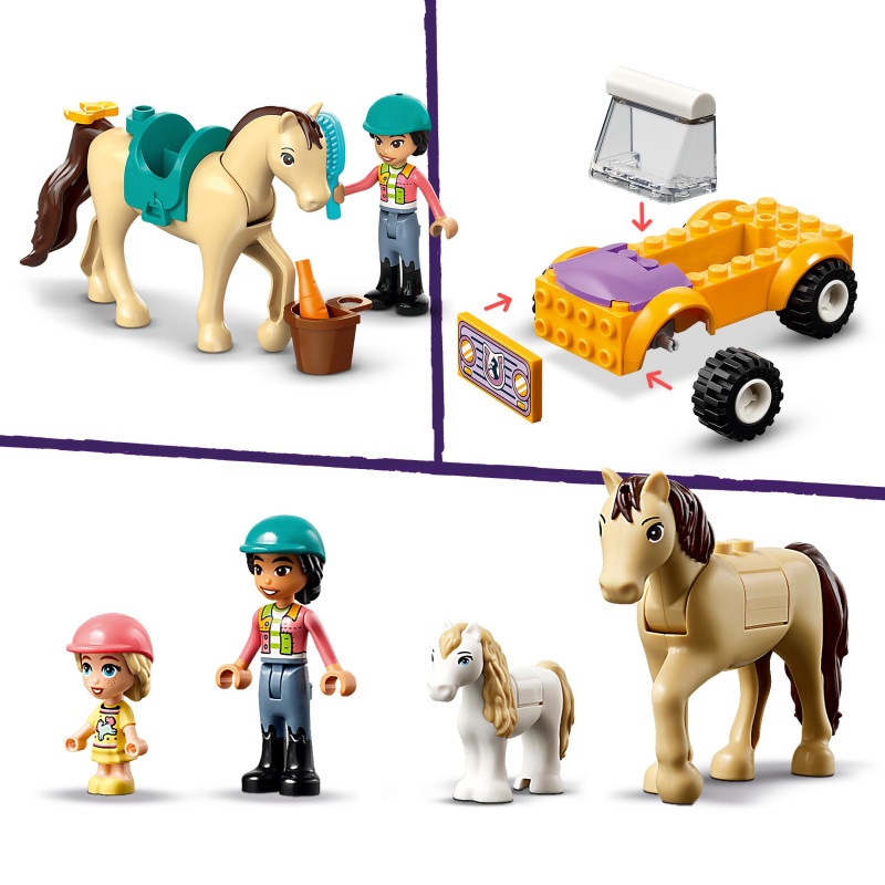 Produktbild för LEGO Friends Häst- och ponnysläp Leksak 42634